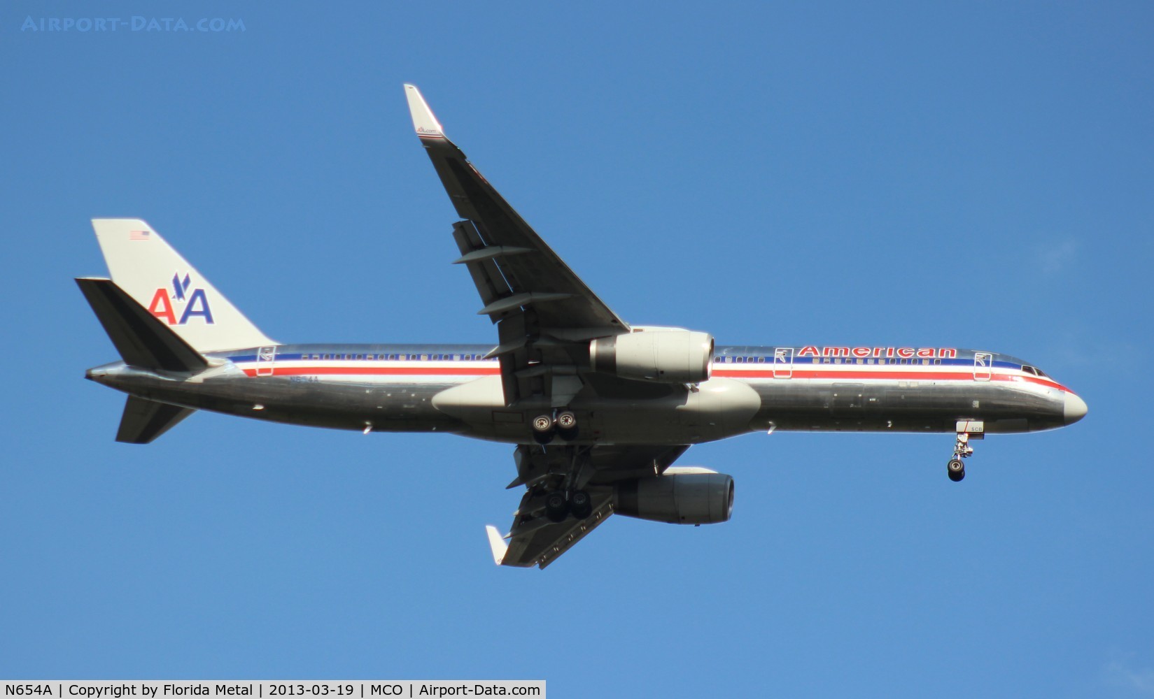 N654A, 1991 Boeing 757-223 C/N 24612, American