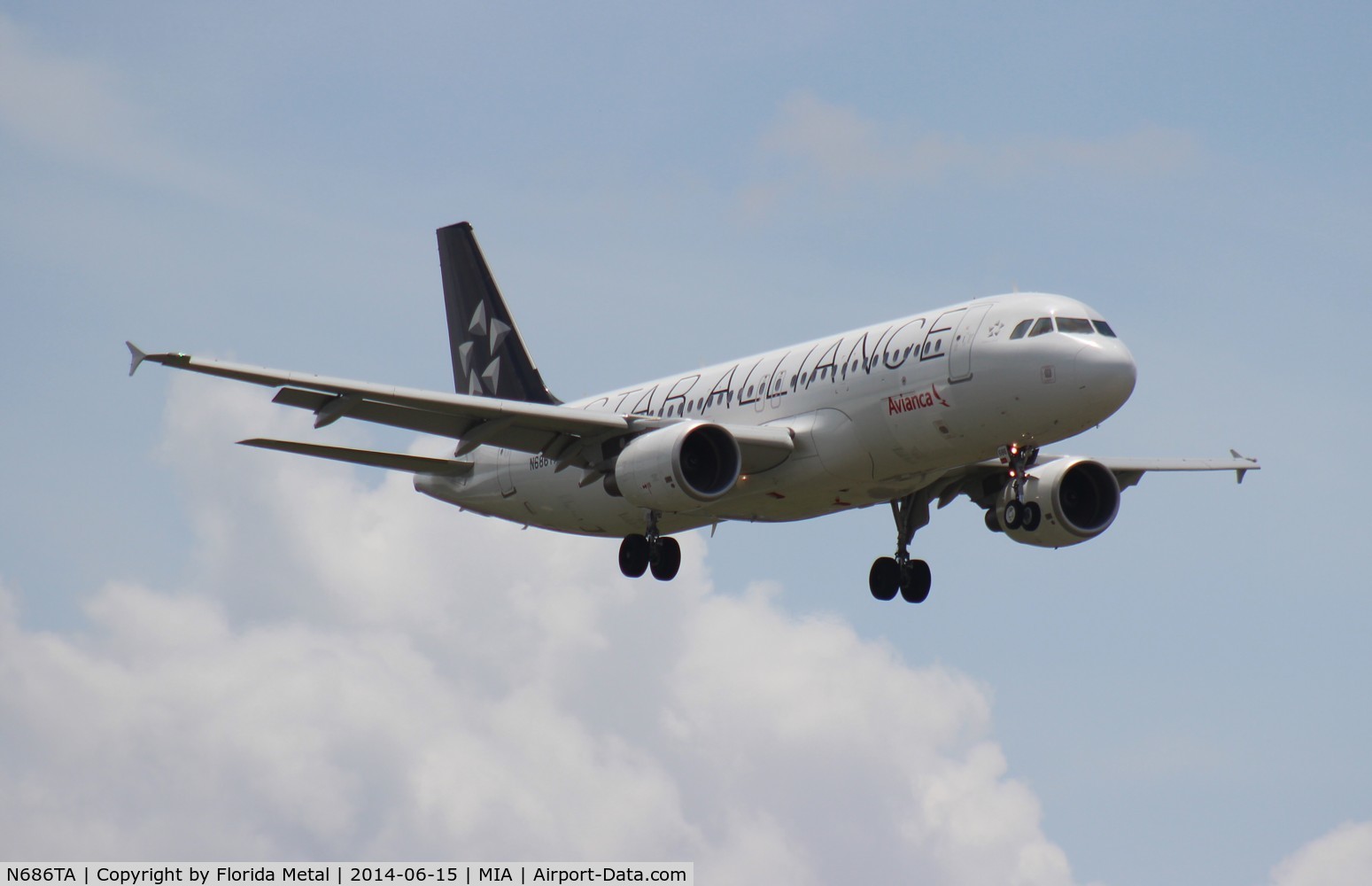 N686TA, 2012 Airbus A320-214 C/N 5238, Taca A320