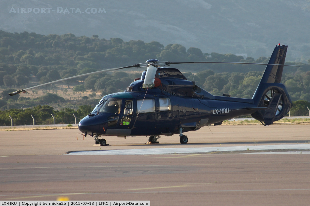 LX-HRU, Eurocopter AS-365N-3 Dauphin 2 C/N 6648, Parked