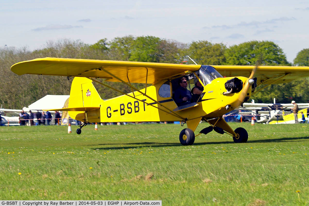 G-BSBT, 1946 Piper J3C-65 Cub Cub C/N 17712, Piper J-3C-65 Cub [17712] Popham~G 03/05/2014