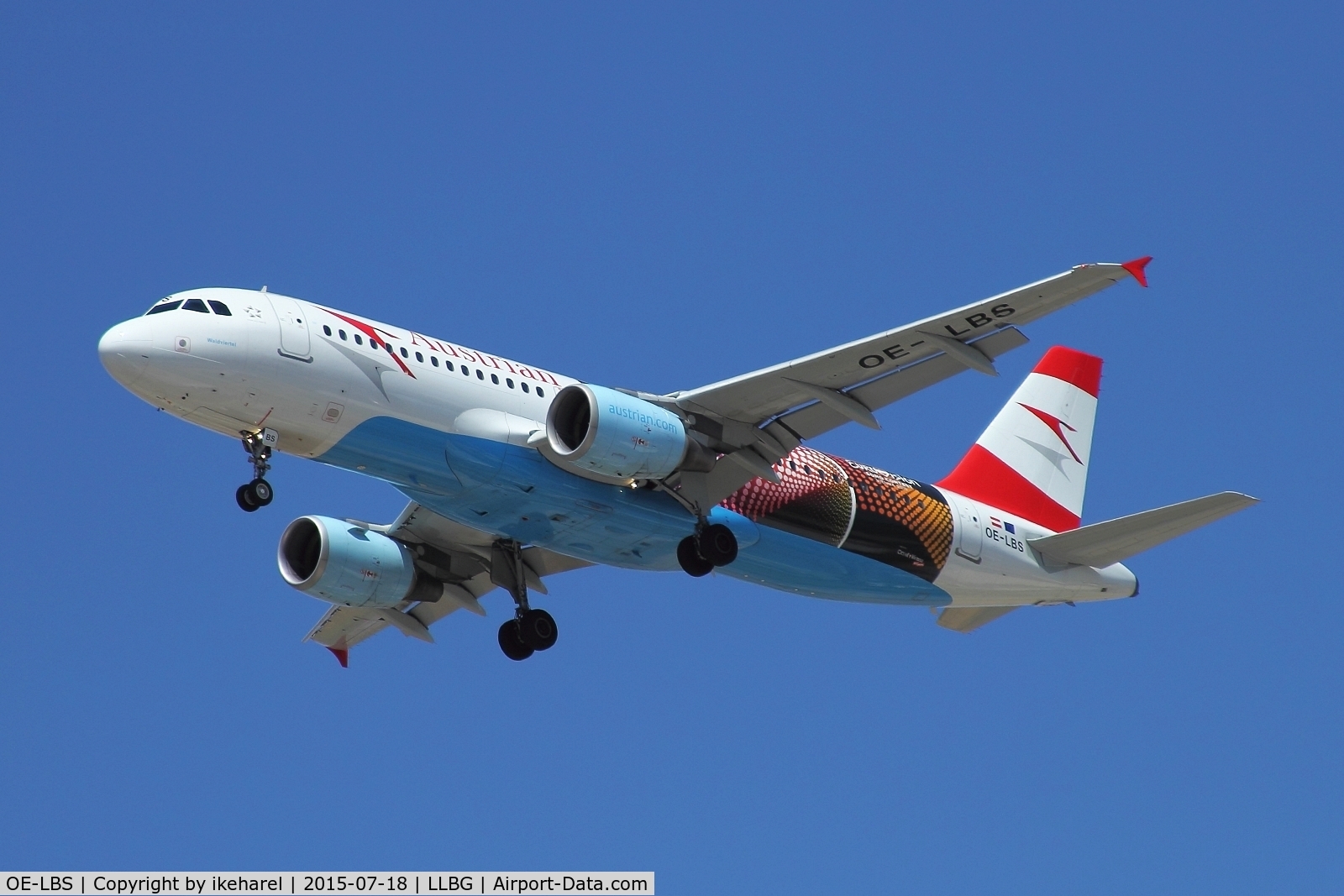 OE-LBS, 2000 Airbus A320-214 C/N 1189, Fly in from Vienna, Austria, landing runway 30.