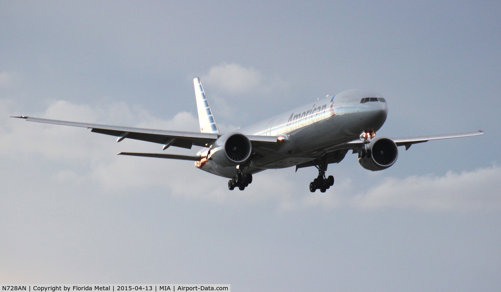 N728AN, 2014 Boeing 777-323/ER C/N 31553, American