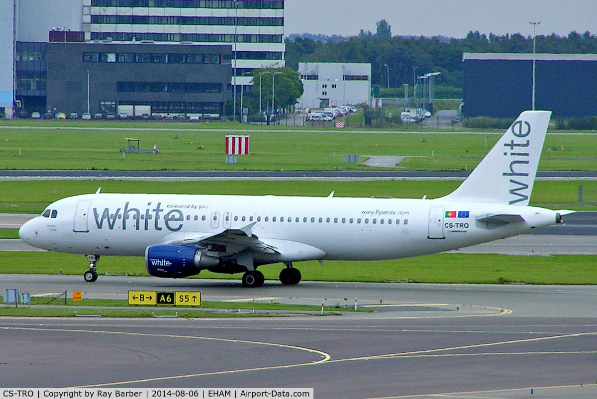 CS-TRO, 1995 Airbus A320-214 C/N 548, Airbus A320-214 [0548] (WhiteJets) Amsterdam-Schiphol~PH 06/08/2014