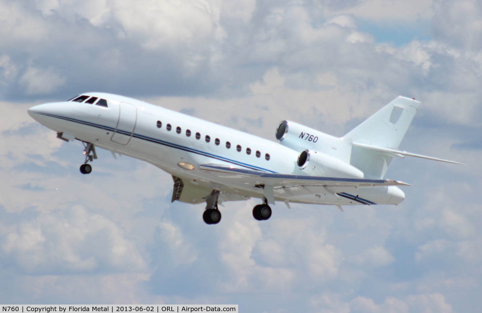 N760, 1996 Dassault Falcon 900EX C/N 003, Falcon 900EX