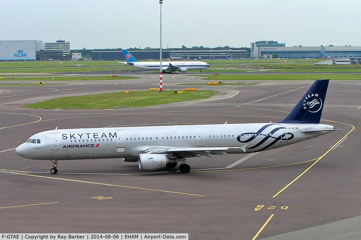 F-GTAE, 1998 Airbus A321-211 C/N 0796, Airbus A321-211 [0796] (Air France) Amsterdam-Schiphol~PH 06/08/2014