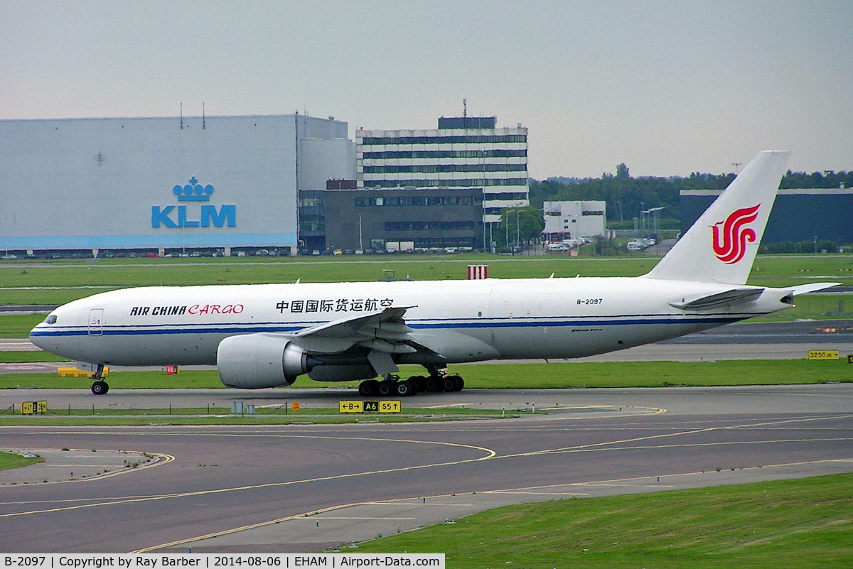 B-2097, 2014 Boeing 777-FFT C/N 44680, Boeing 777-FFT [44680] (Air China Cargo) Amsterdam-Schiphol~PH 06/08/2014
