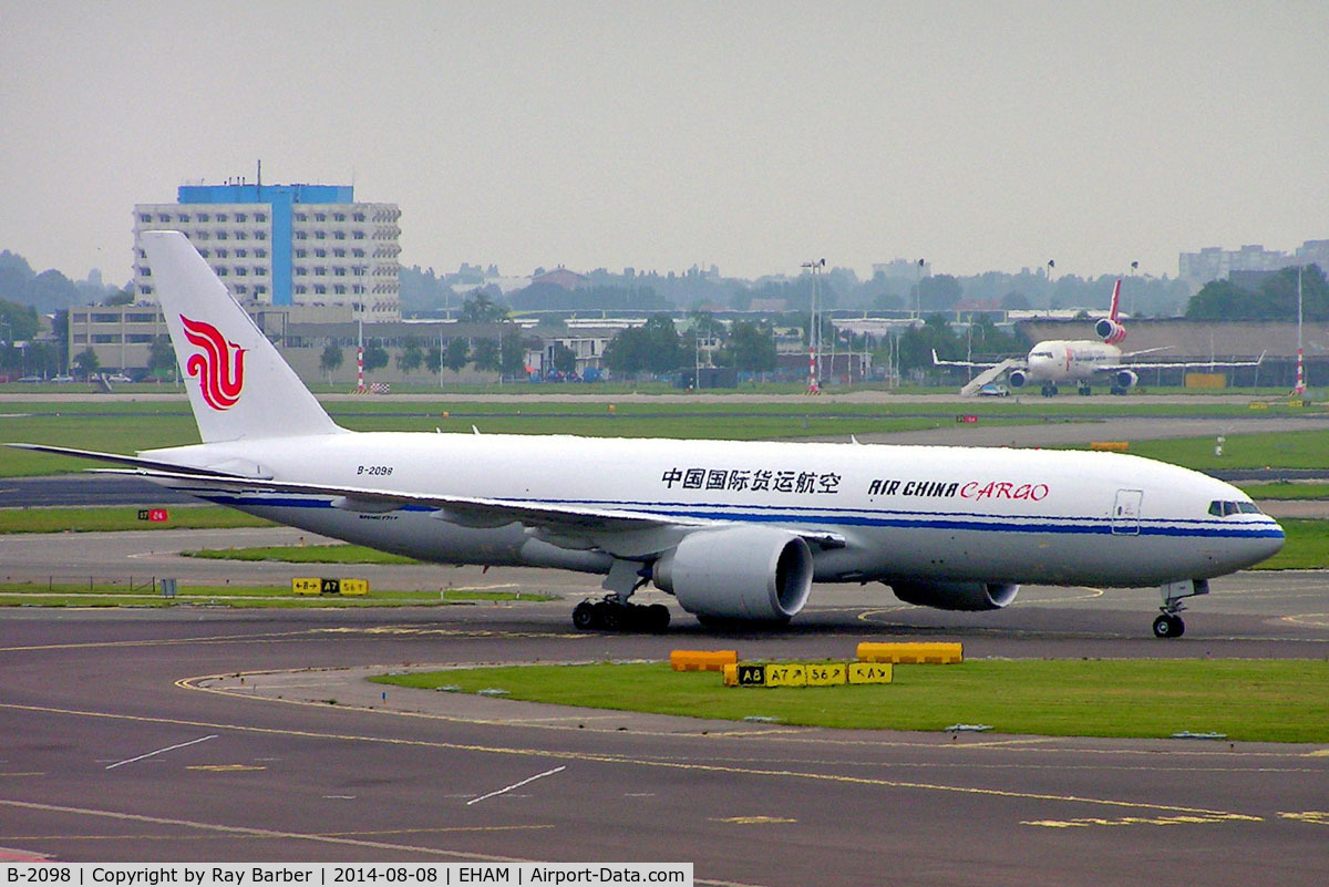 B-2098, 2014 Boeing 777-FFT C/N 44681, Boeing 777-FFT [44681] (Air China Cargo) Amsterdam-Schiphol~PH 08/08/2014