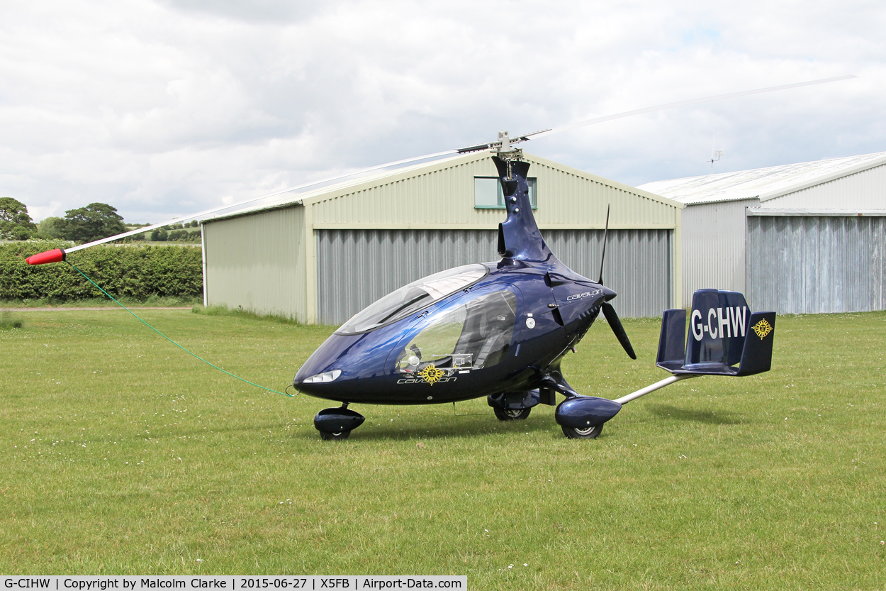 G-CIHW, 2014 Rotorsport UK Cavalon C/N RSUK/CVLN/010, Rotorsport UK Cavalon at Fishburn Airfield, June 27th 2015.