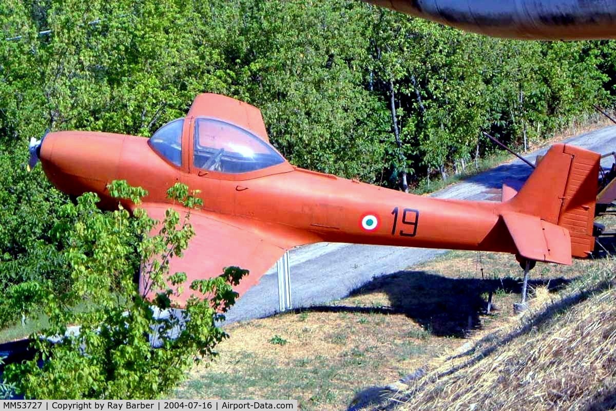 MM53727, Piaggio P-148 C/N 175, MM53727   Piaggio P-148 [175] (Italian Air Force) Cerbaiola/Emilia-Romagna~I 16/07/2004. Unmarked code only.