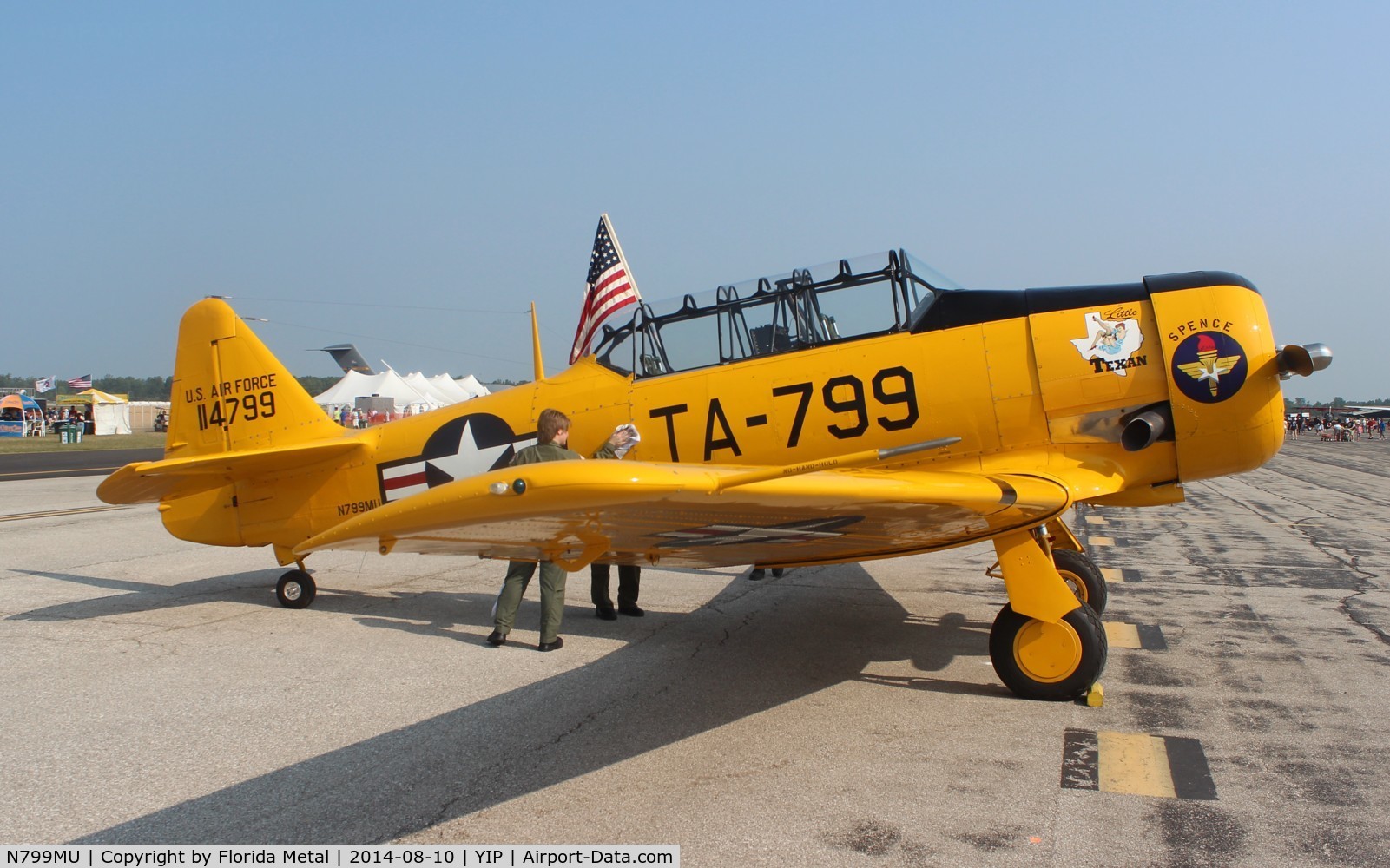 N799MU, 1949 North American T-6G Texan C/N 168-482, T-6G Texan