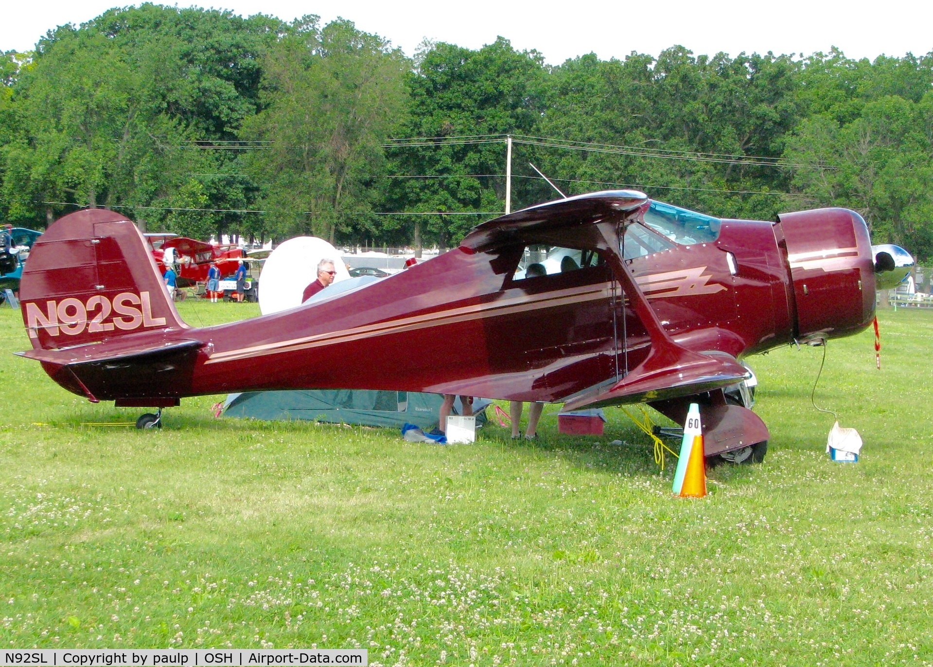 N92SL, 1941 Beech D17S Staggerwing C/N 1029, At AirVenture