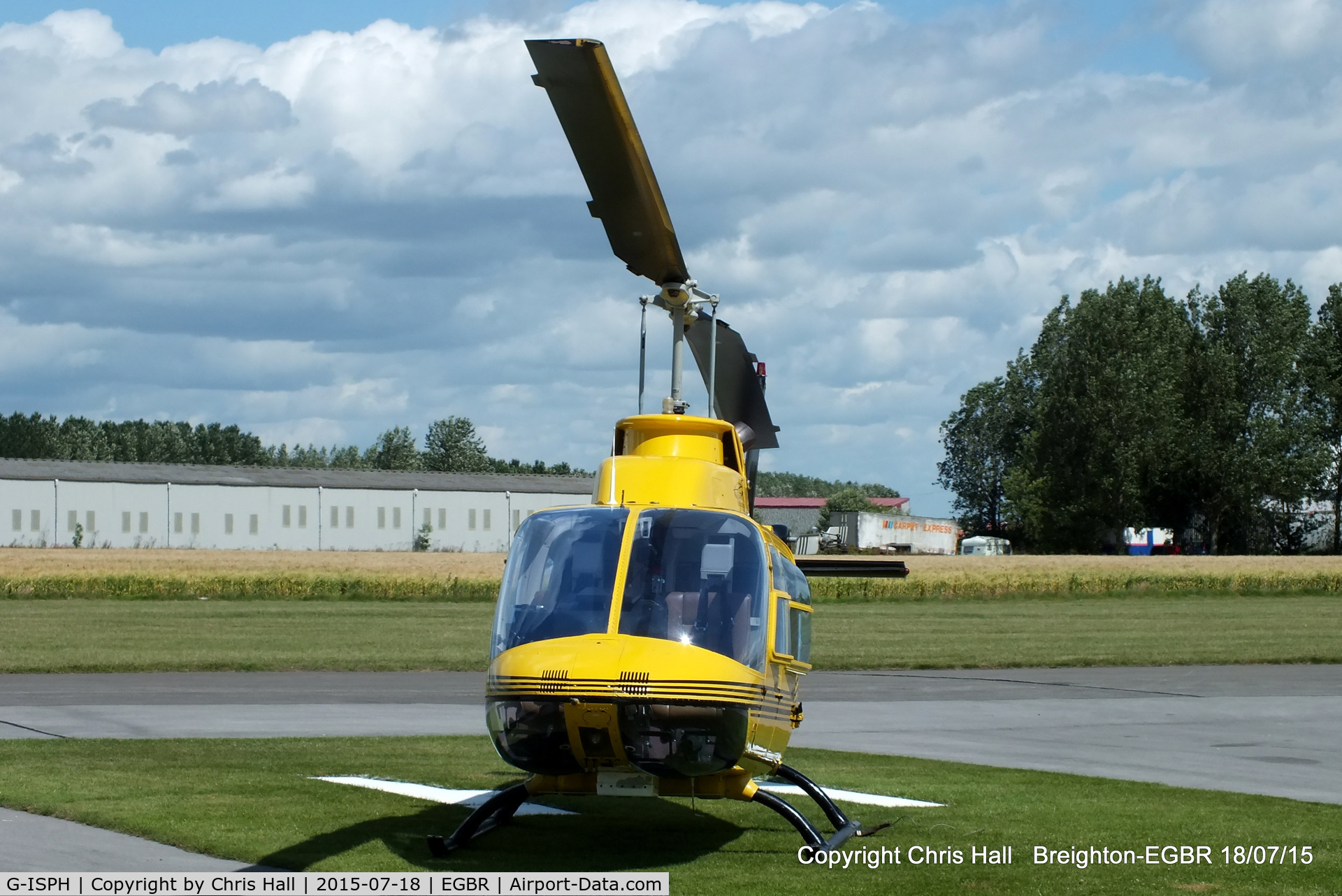 G-ISPH, 1992 Bell 206B JetRanger III C/N 4259, International Bucker Fest at Breighton