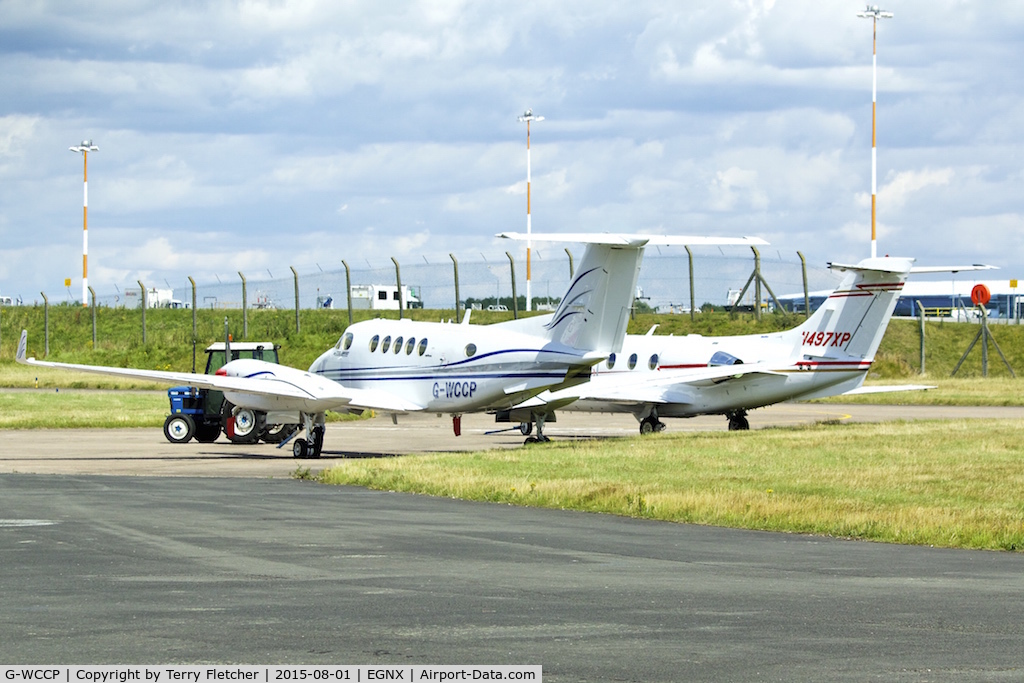 G-WCCP, 1988 Beech B200 Super King Air King Air C/N BB-1295, 1988 Beech B200, c/n: BB-1295 at East Midlands