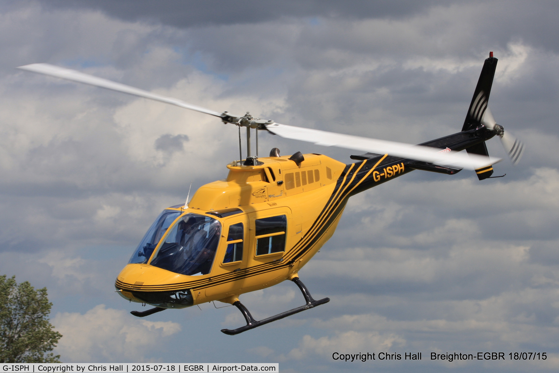 G-ISPH, 1992 Bell 206B JetRanger III C/N 4259, International Bucker Fest at Breighton