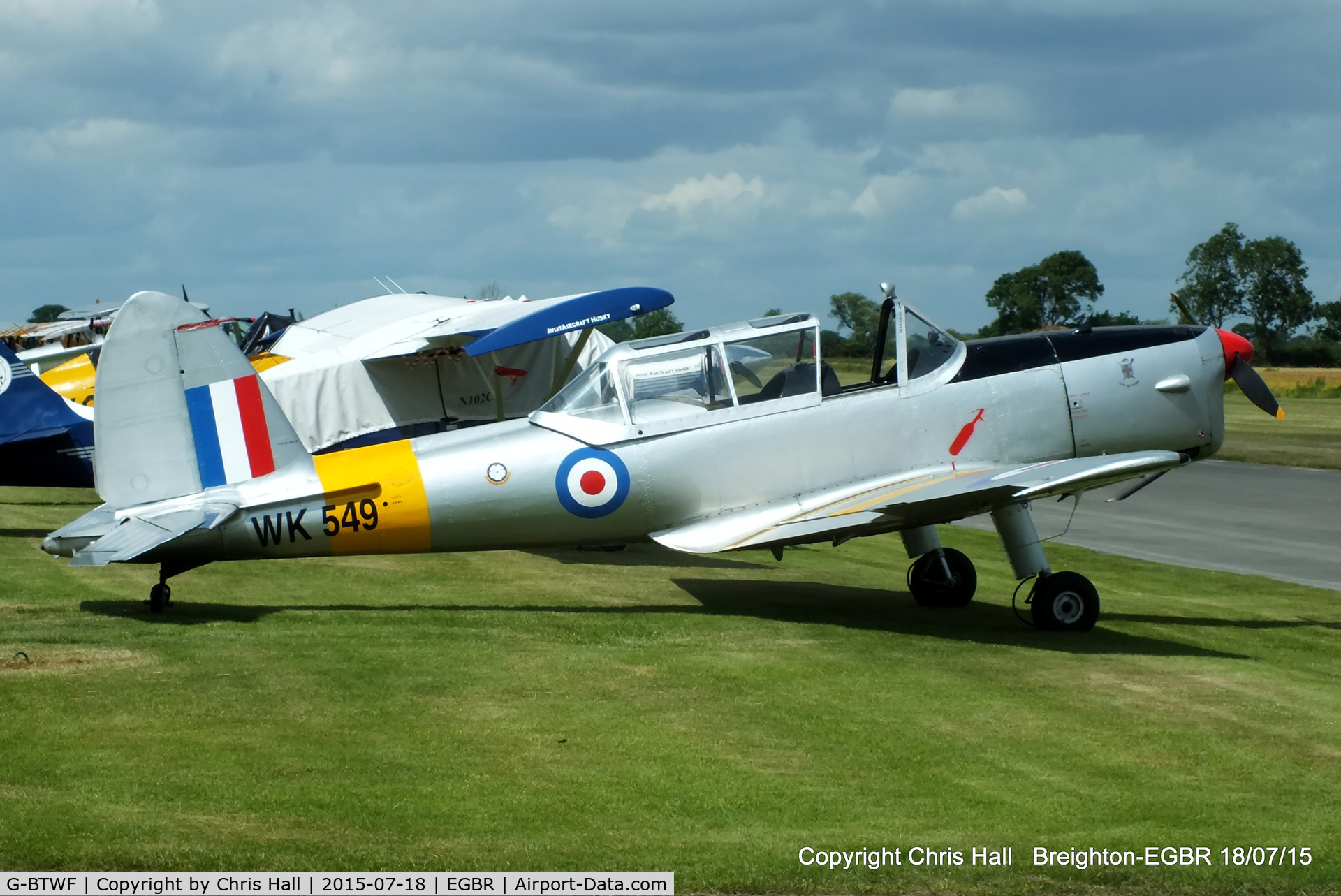 G-BTWF, 1951 De Havilland DHC-1 Chipmunk T.10 C/N C1/0564, International Bucker Fest at Breighton