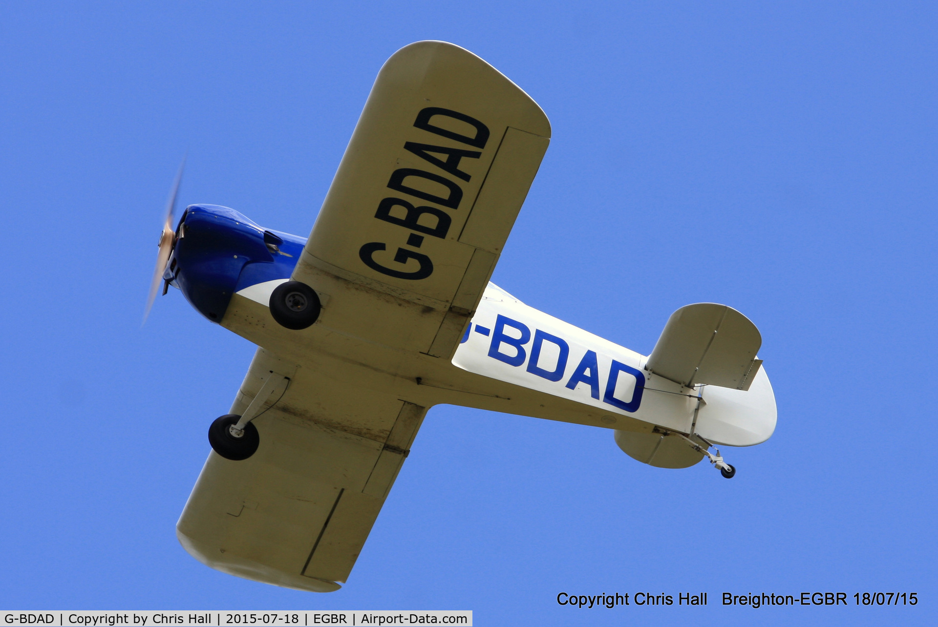 G-BDAD, 1976 Taylor JT-1 Monoplane C/N PFA 1453, International Bucker Fest at Breighton