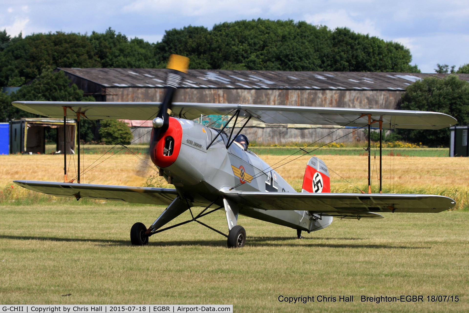 G-CHII, 1957 CASA 1-131E Jungmann C/N 1108, International Bucker Fest at Breighton