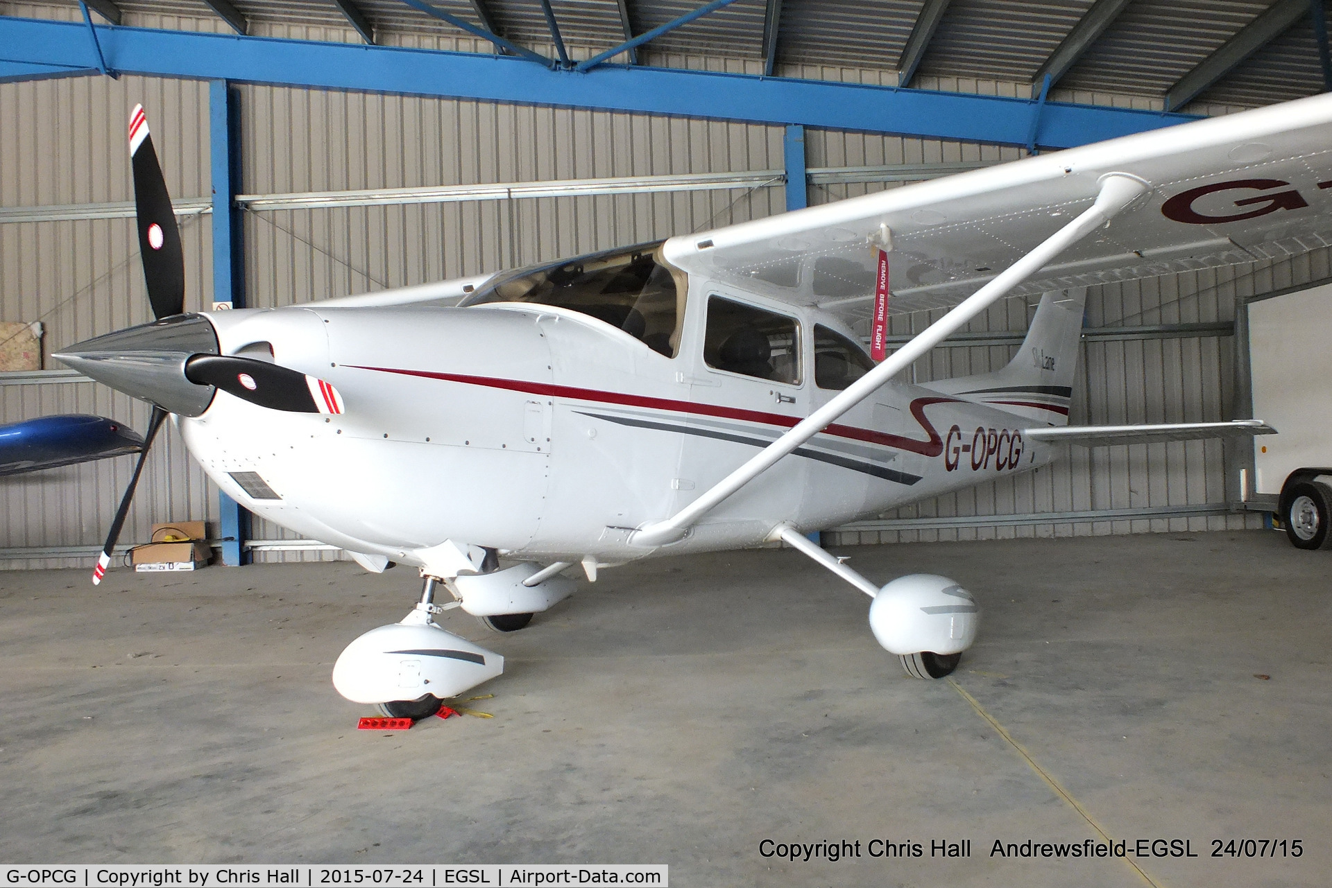 G-OPCG, 2001 Cessna 182T Skylane C/N 18280948, Andrewsfield resident