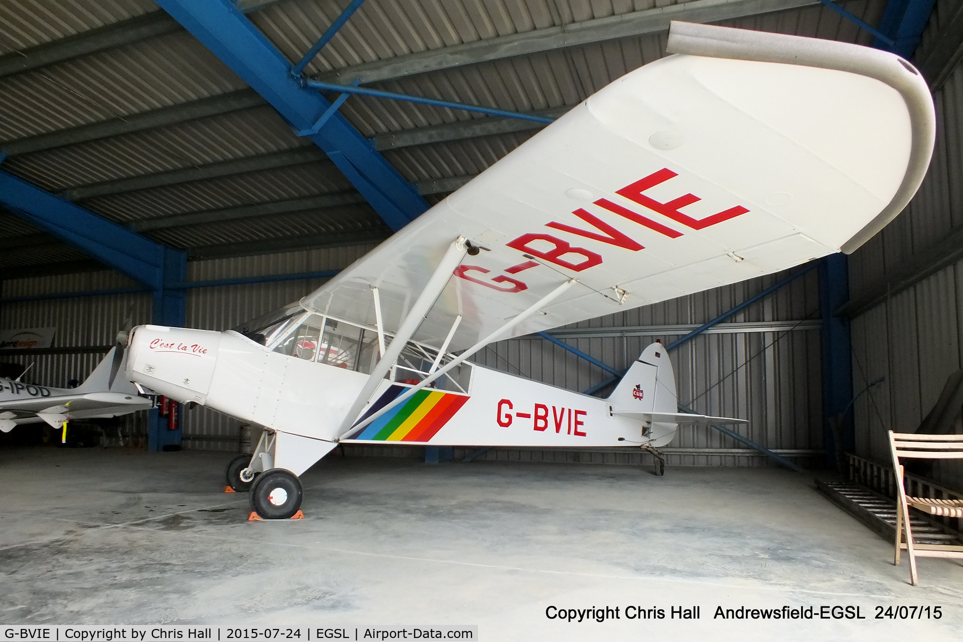 G-BVIE, 1949 Piper L-18C Super Cub C/N 18-1549, Andrewsfield resident