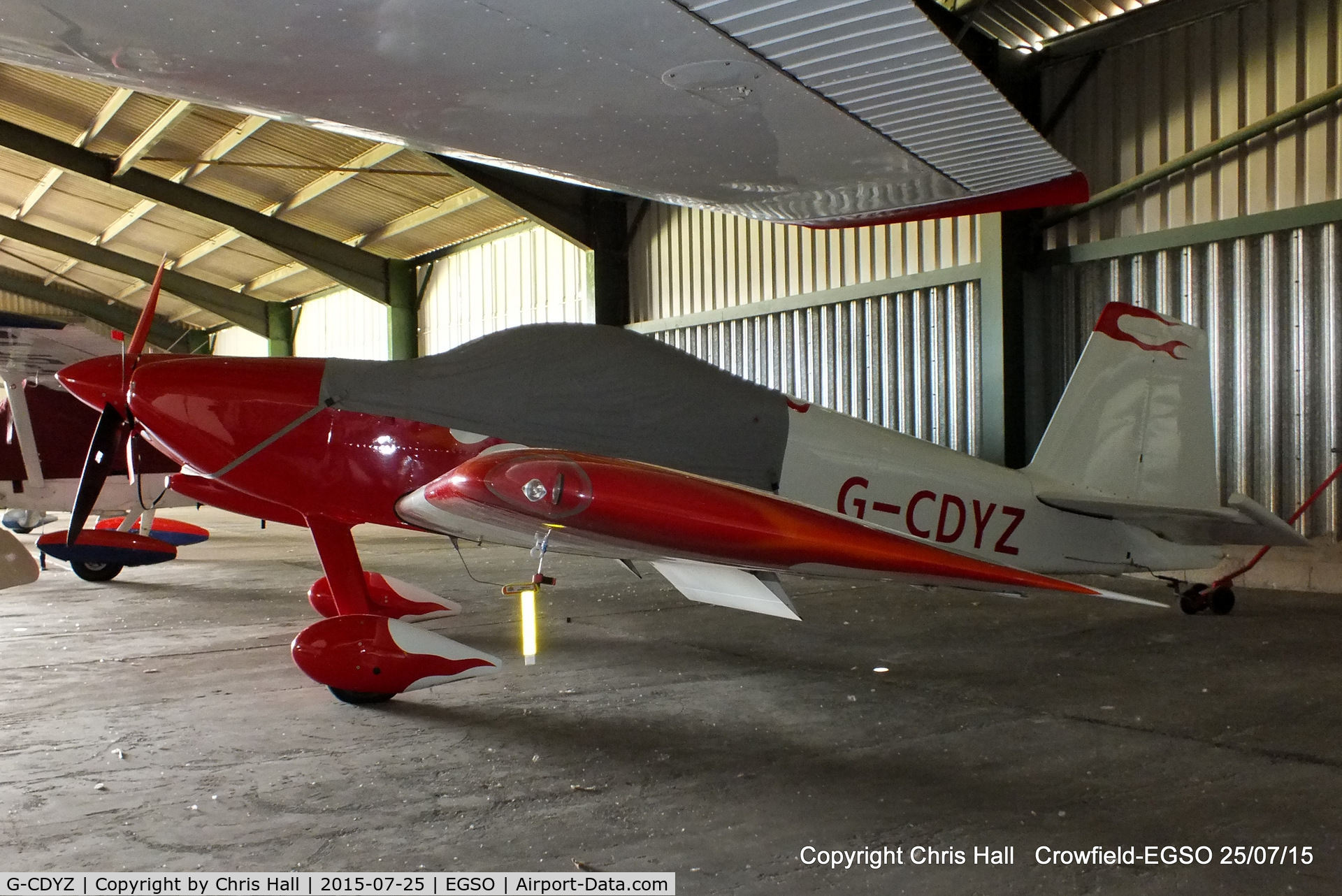 G-CDYZ, 2007 Vans RV-7 C/N PFA 323-14276, at Crowfield Airfield