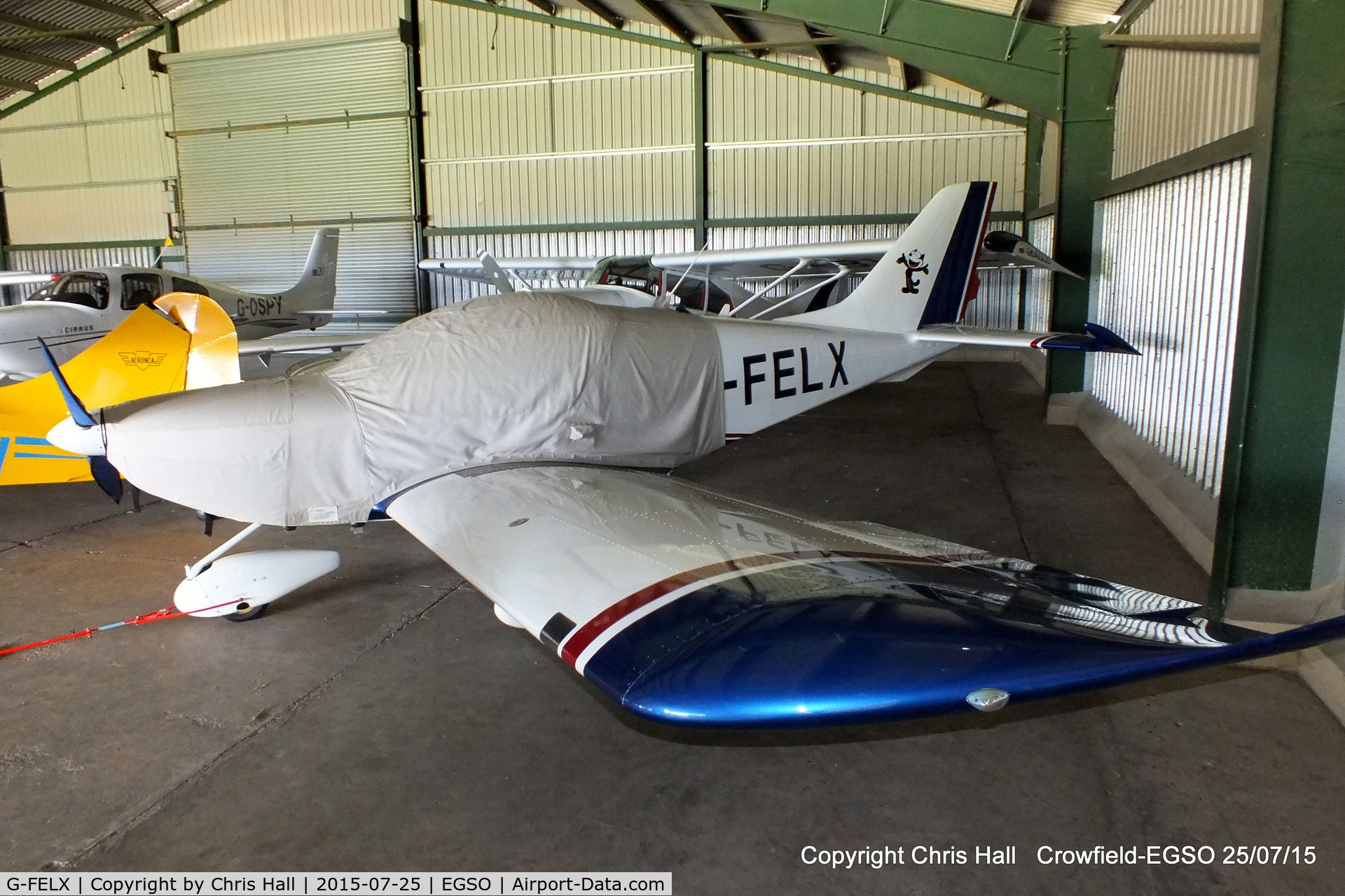 G-FELX, 2007 CZAW SportCruiser C/N PFA 338-14661, at Crowfield Airfield