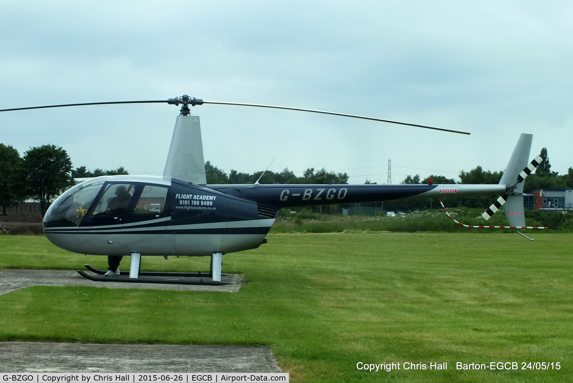 G-BZGO, 2000 Robinson R44 Astro C/N 0757, Barton resident