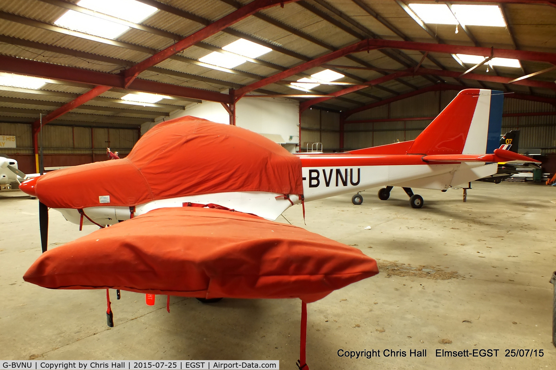 G-BVNU, 1994 FLS Aerospace Sprint Club C/N 004, at Elmsett Airfield