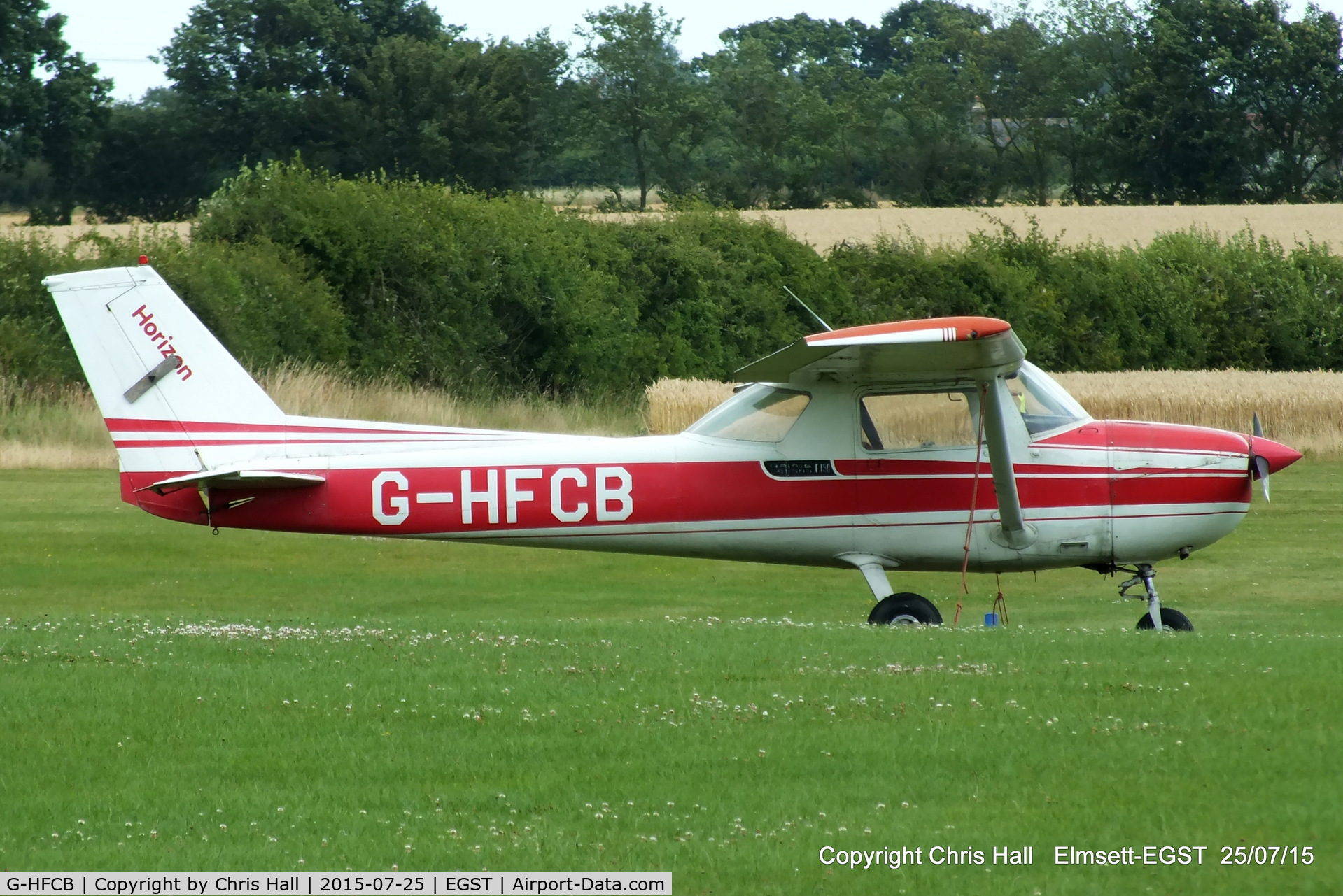 G-HFCB, 1972 Reims F150L C/N 0798, at Elmsett Airfield