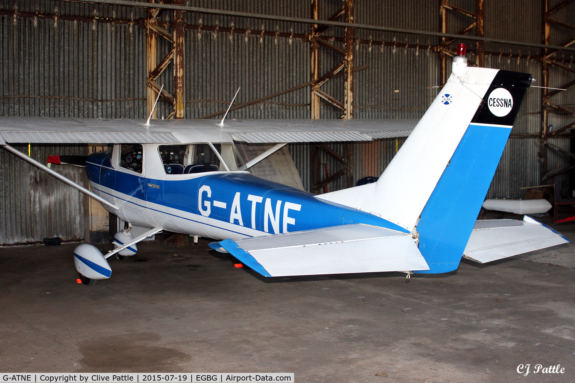 G-ATNE, 1966 Reims F150F C/N 0042, Hangared at Leicester EGBG