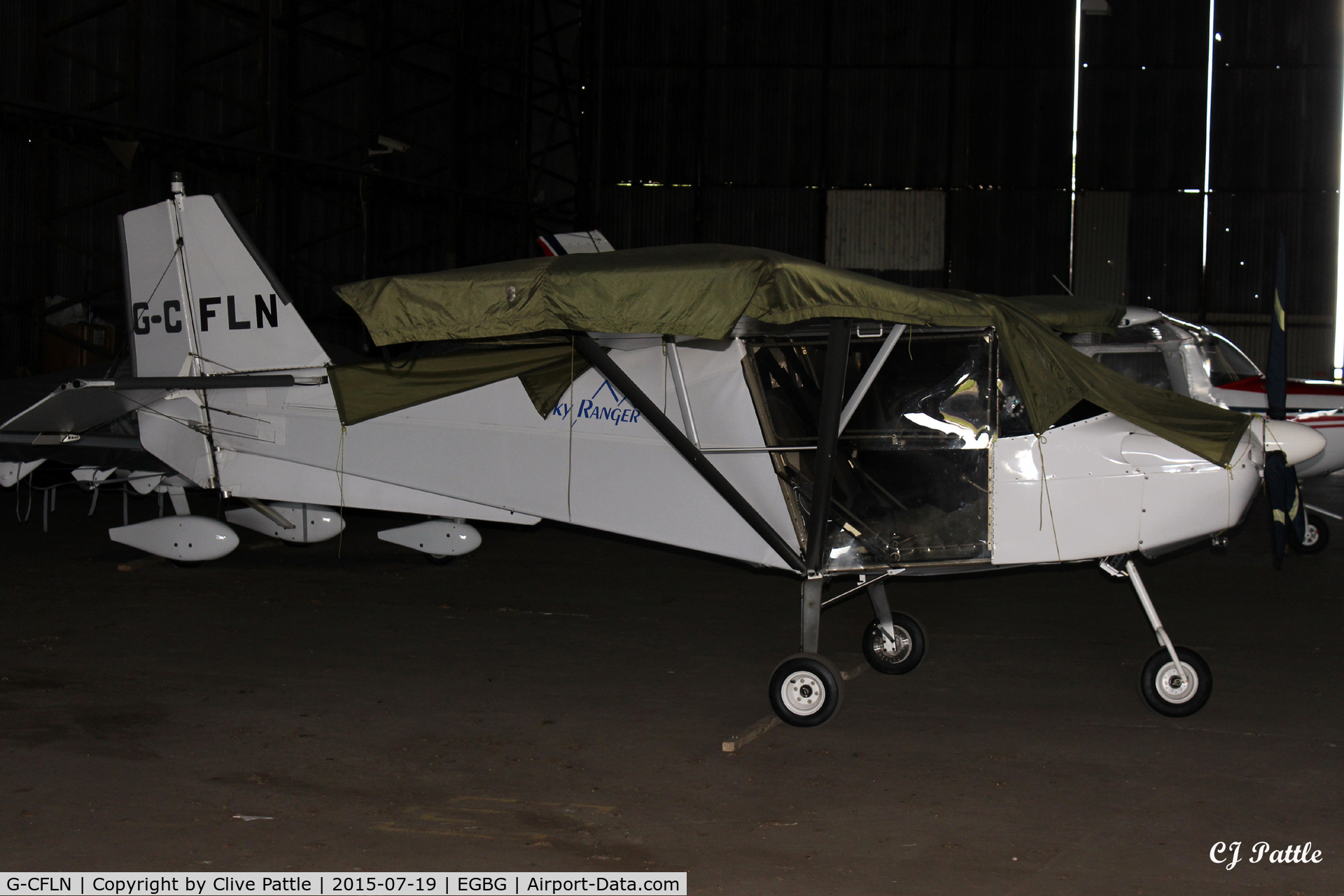 G-CFLN, 2008 Skyranger Swift 912S(1) C/N BMAA/HB/577, Hangared at Leicester EGBG