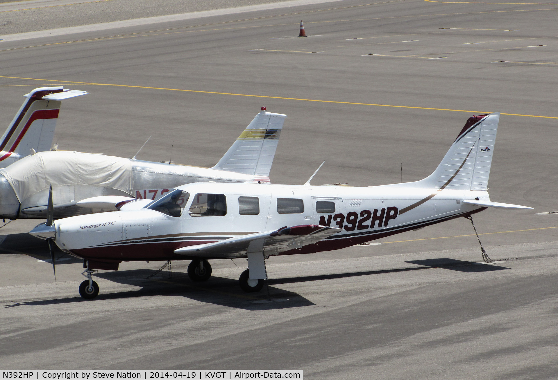 N392HP, 2005 Piper PA-32R-301T Turbo Saratoga C/N 3257387, Washington State-based PA-32R-301T @ North Las Vegas Airport, NV