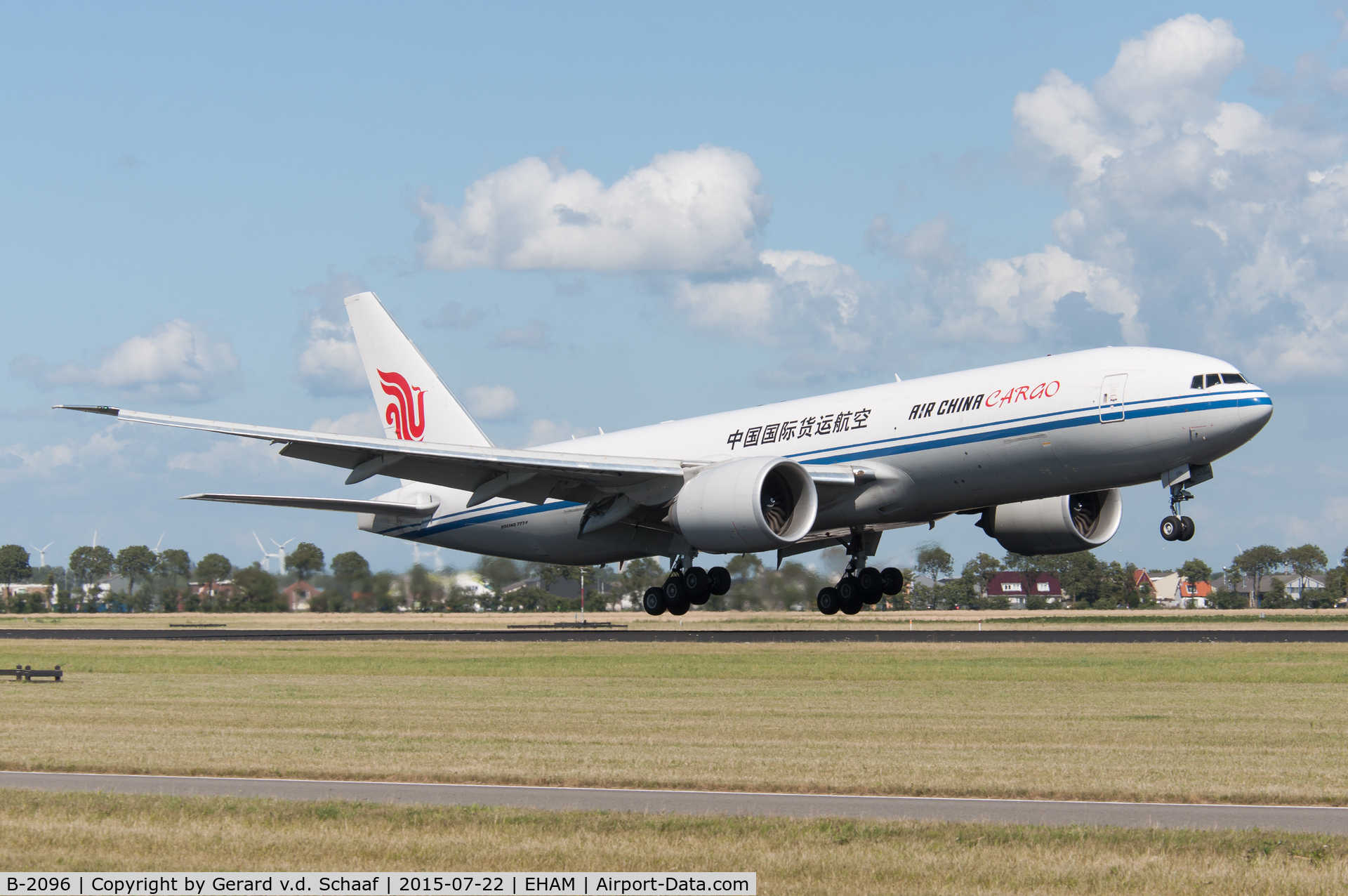 B-2096, 2014 Boeing 777-FFT C/N 44679, Schiphol, July 2015