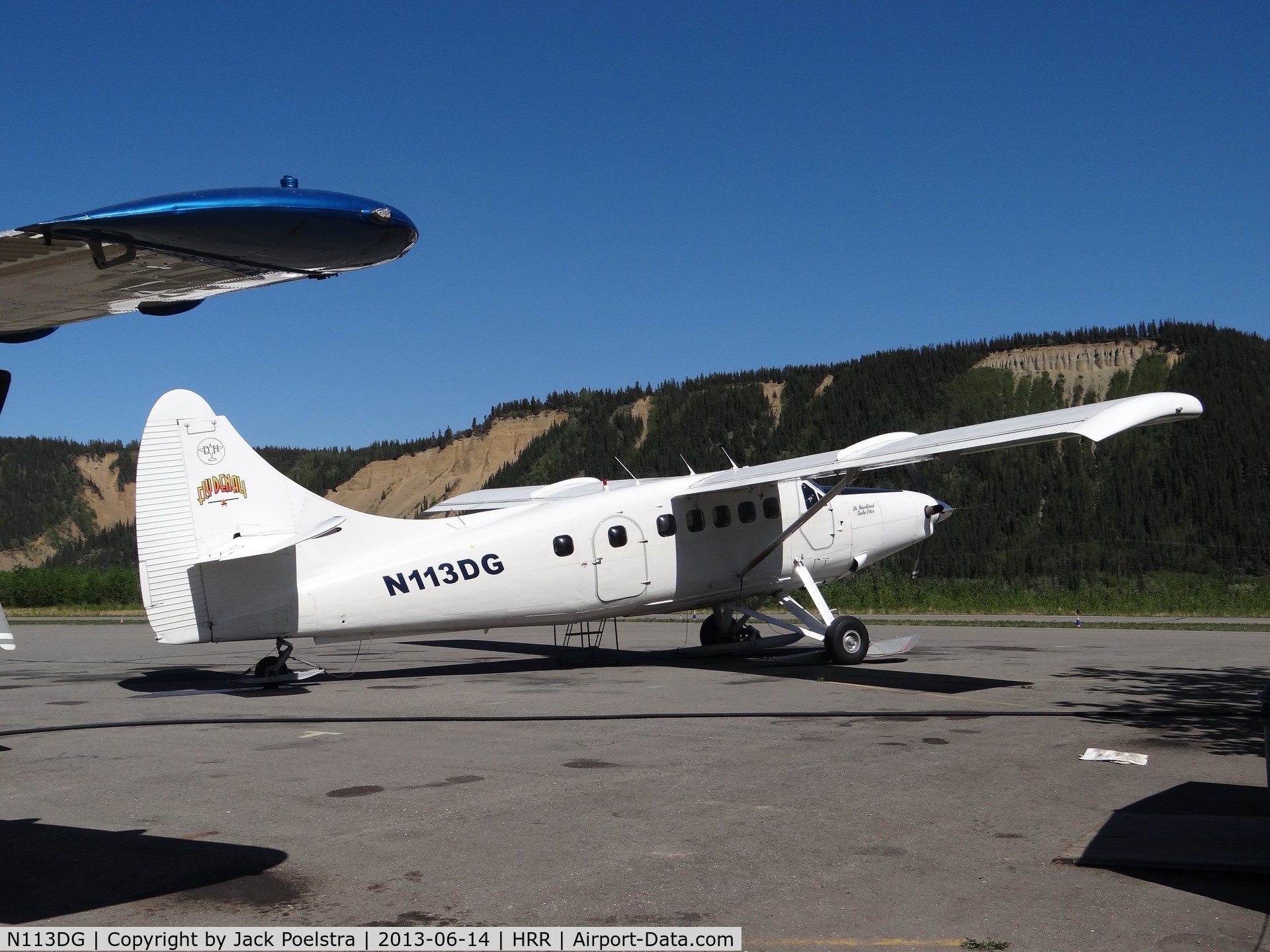 N113DG, 1960 De Havilland Canada DHC-3 Turbo Otter C/N 397, Turbo Otter of Fly Denali at Healy River airport AK