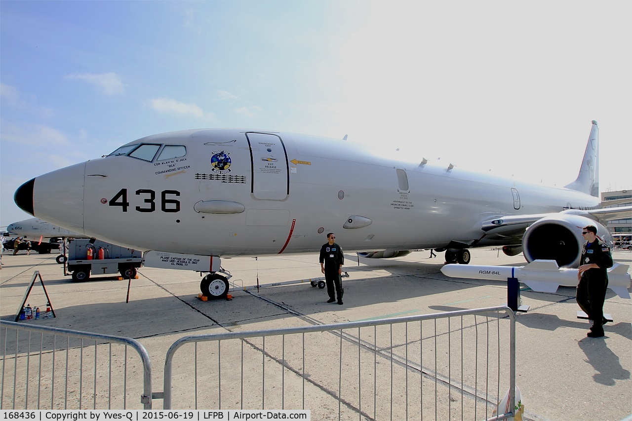 168436, 2012 Boeing P-8A Poseidon C/N 40816, Boeing P-8A Poseidon, Static display, Paris-Le Bourget (LFPB-LBG) Air show 2015