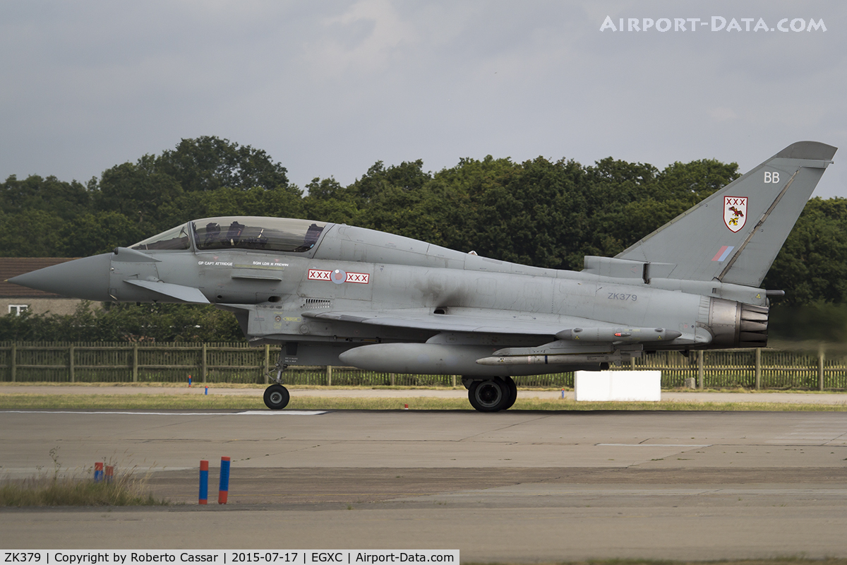ZK379, 2010 Eurofighter EF-2000 Typhoon T.3 C/N BT024/249, Coningsby