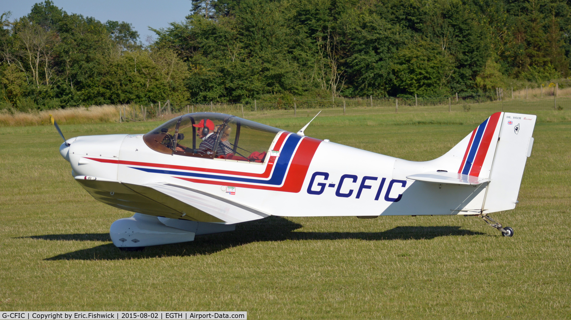 G-CFIC, 1963 CEA Jodel DR-1050/M-1 Record Sicile C/N 432, 1. G-CFIC preparing to depart The Shuttleworth Wings and Wheels Airshow, Aug. 2015.