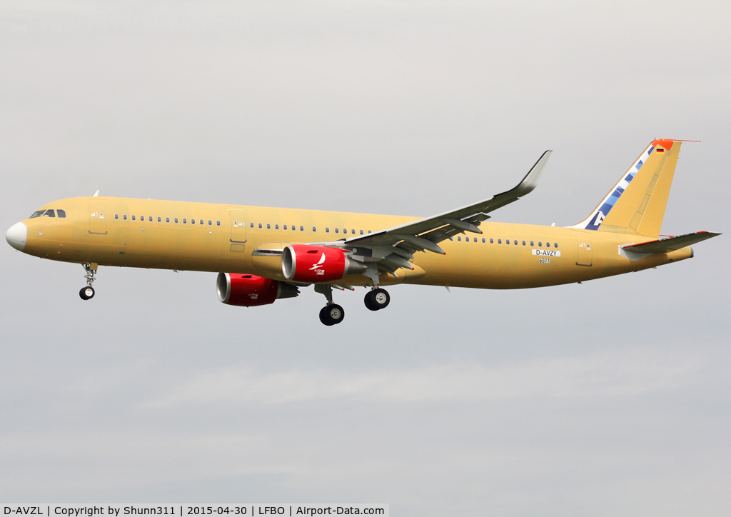 D-AVZL, 2015 Airbus A321-211 C/N 6511, C/n 6511 - Used by Airbus for test... For Avianca