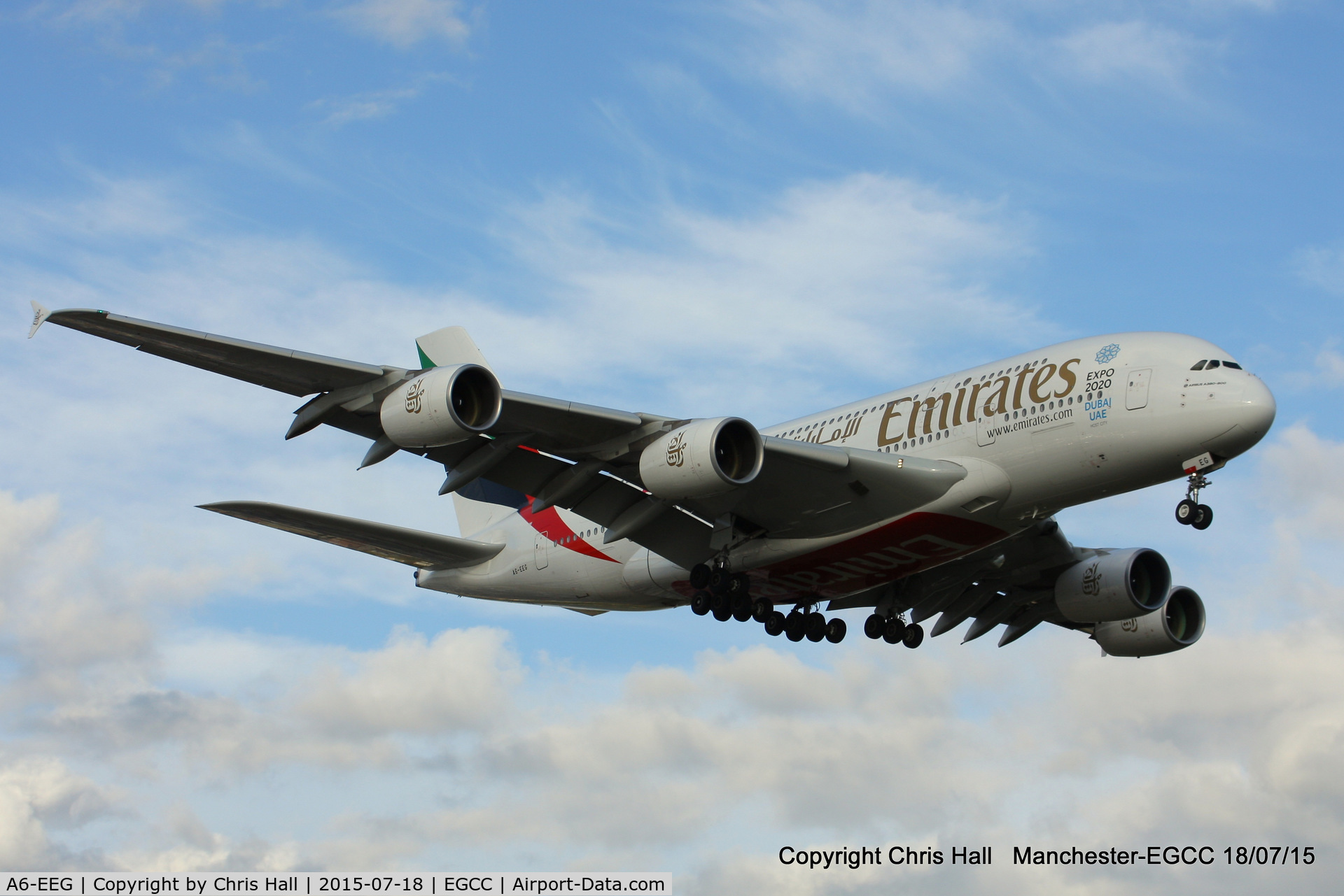 A6-EEG, 2013 Airbus A380-861 C/N 116, Emirates