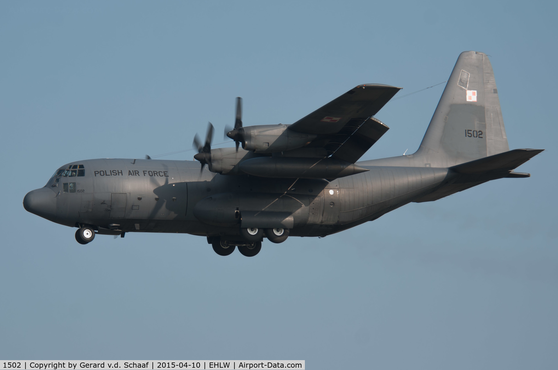 1502, 1970 Lockheed C-130E-LM Hercules C/N 382-4414, Leeuwarden, April 2015