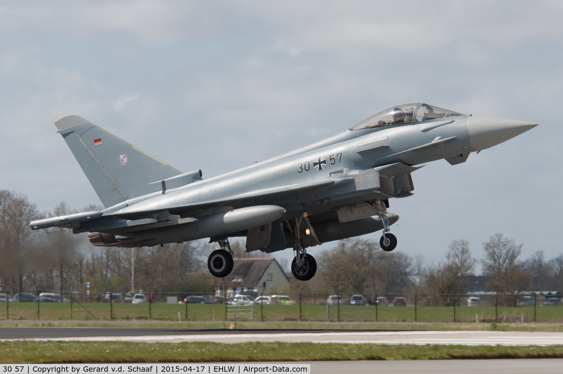 30 57, Eurofighter EF-2000 Typhoon C/N GS041, Leeuwarden, April 2015