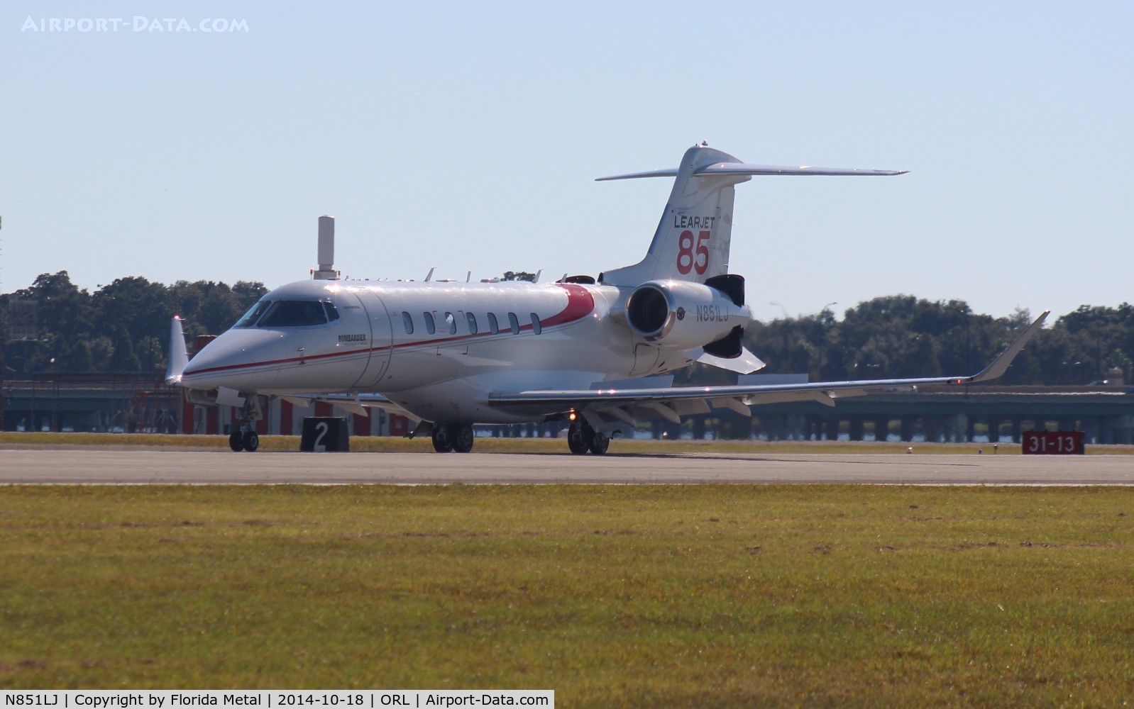 N851LJ, 2014 Bombardier Learjet 85 C/N 8001, Probably the only Lear 85 that will be made