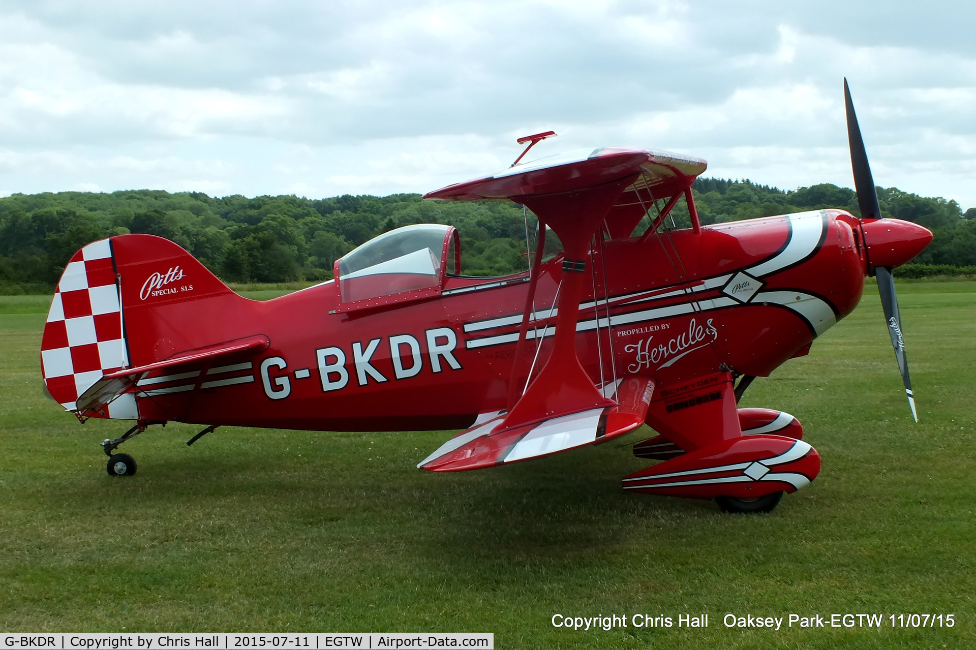 G-BKDR, 1982 Pitts S-1S Special C/N PFA 009-10654, at Oaksey Park