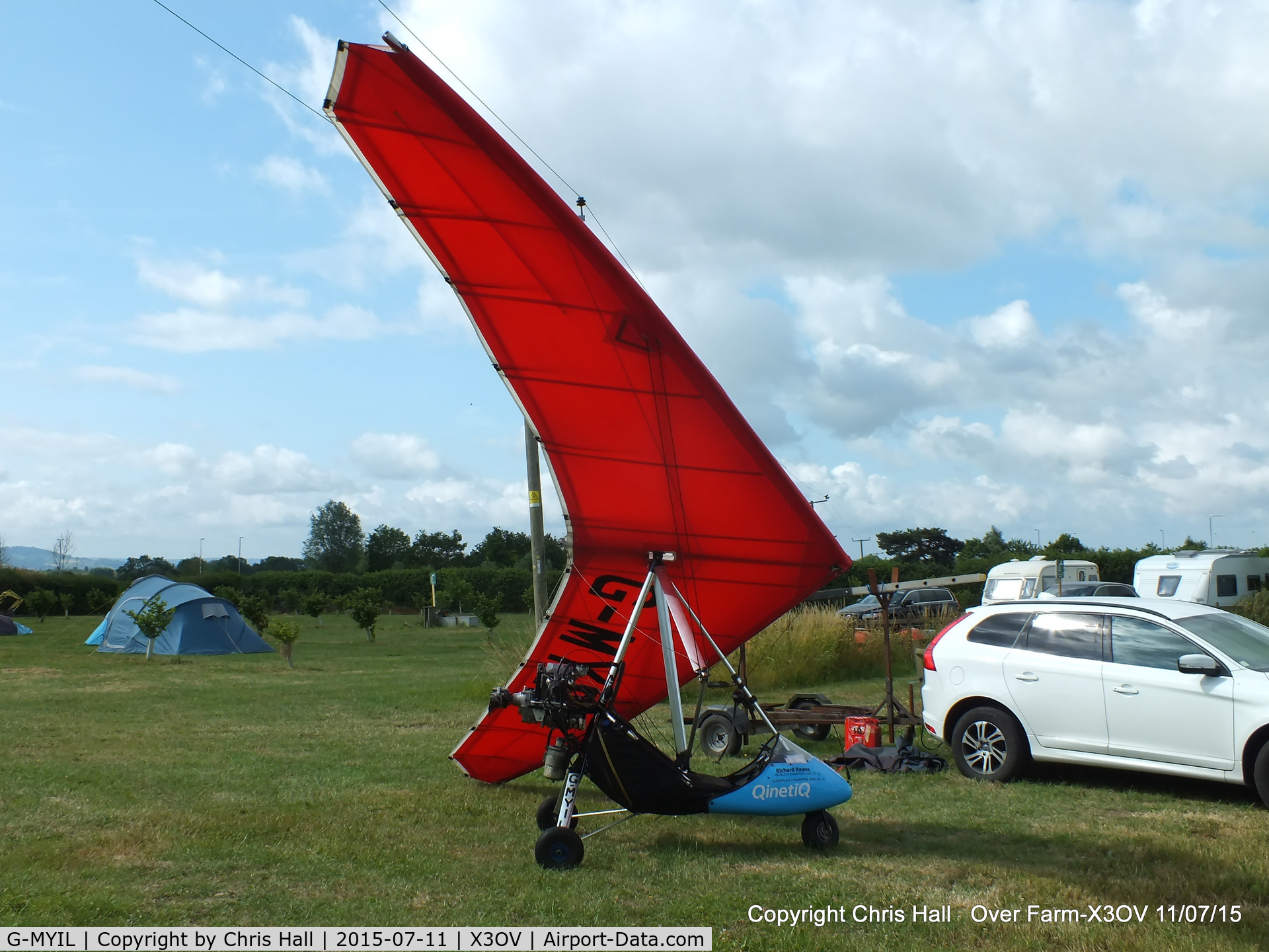 G-MYIL, 1993 Cyclone Airsports Chaser S 508 C/N CH849, at ‘Over Farm’, Gloucester