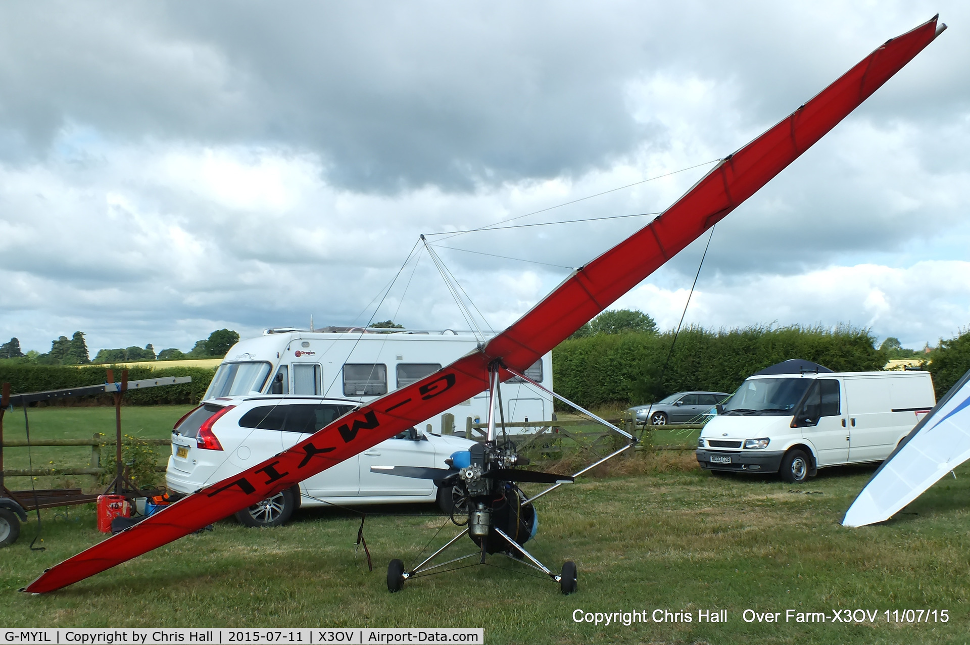 G-MYIL, 1993 Cyclone Airsports Chaser S 508 C/N CH849, at ‘Over Farm’, Gloucester