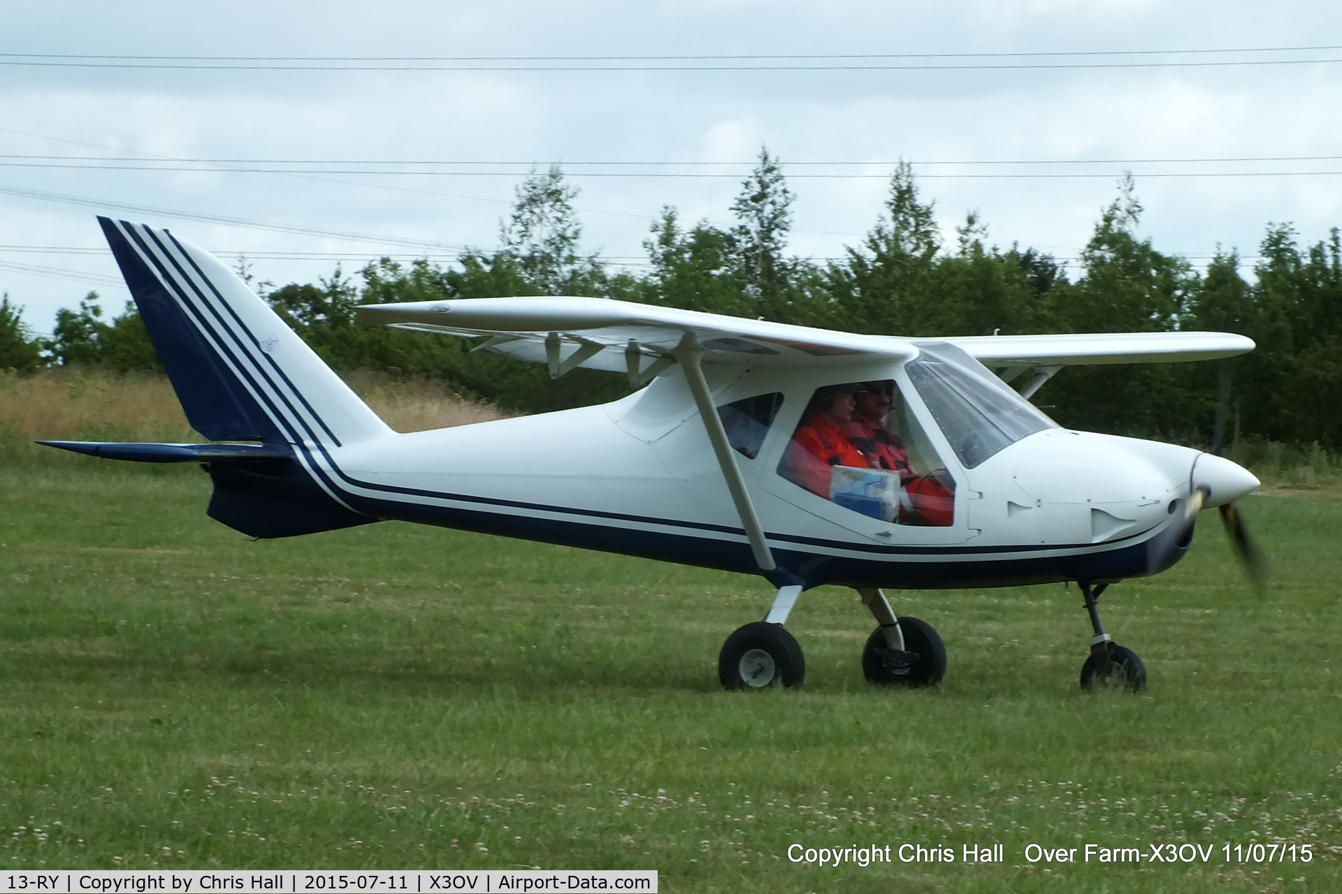 13-RY, Flyitalia Gryf MD-3 Rider C/N Not found F-JJMQ, at ‘Over Farm’, Gloucester