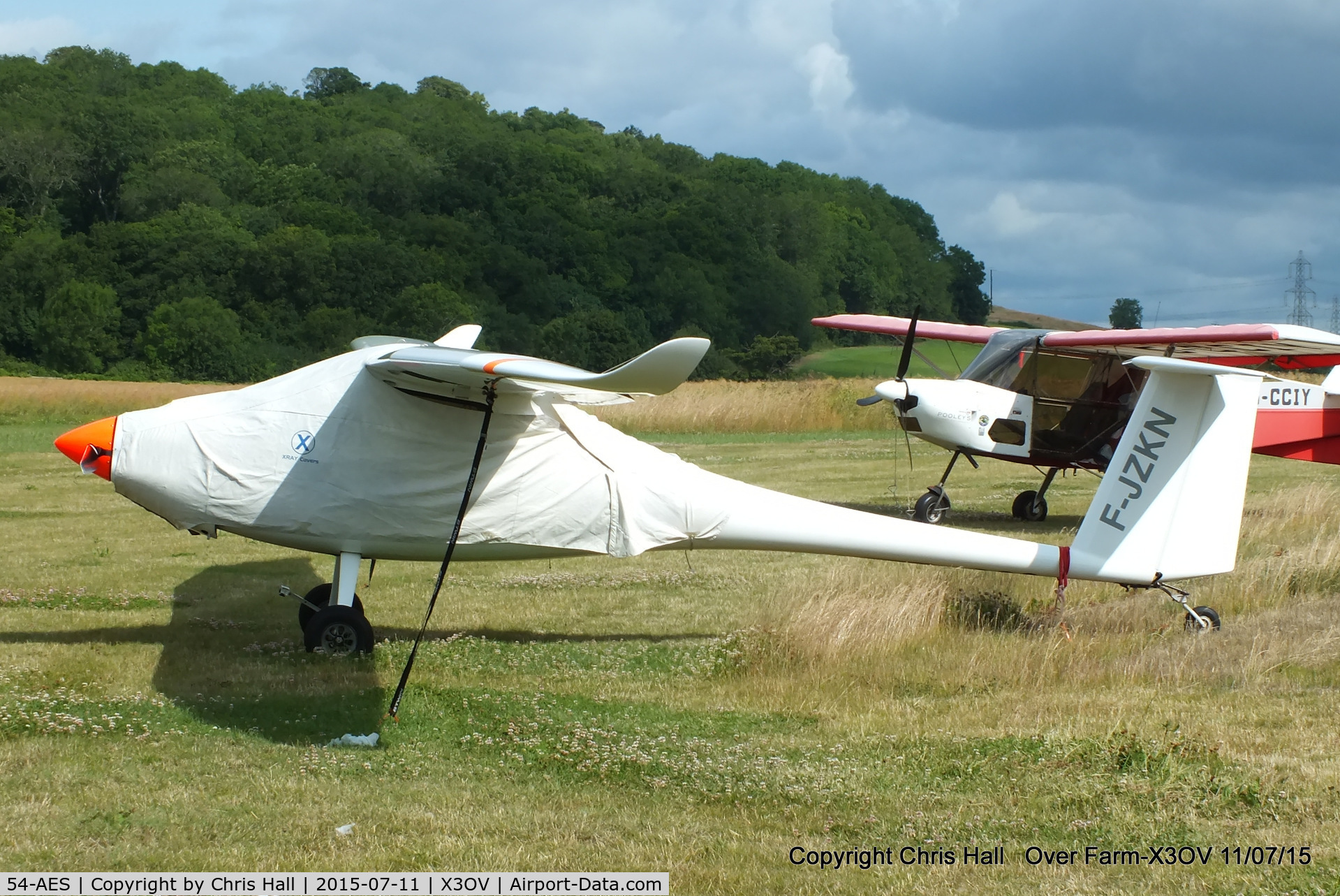 54-AES, Pipistrel Sinus C/N Not found 54-AES, at ‘Over Farm’, Gloucester