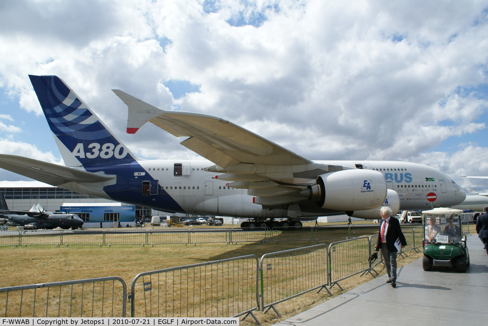 F-WWAB, 2014 Airbus A380-861 C/N 170, Static display at Fboro air show