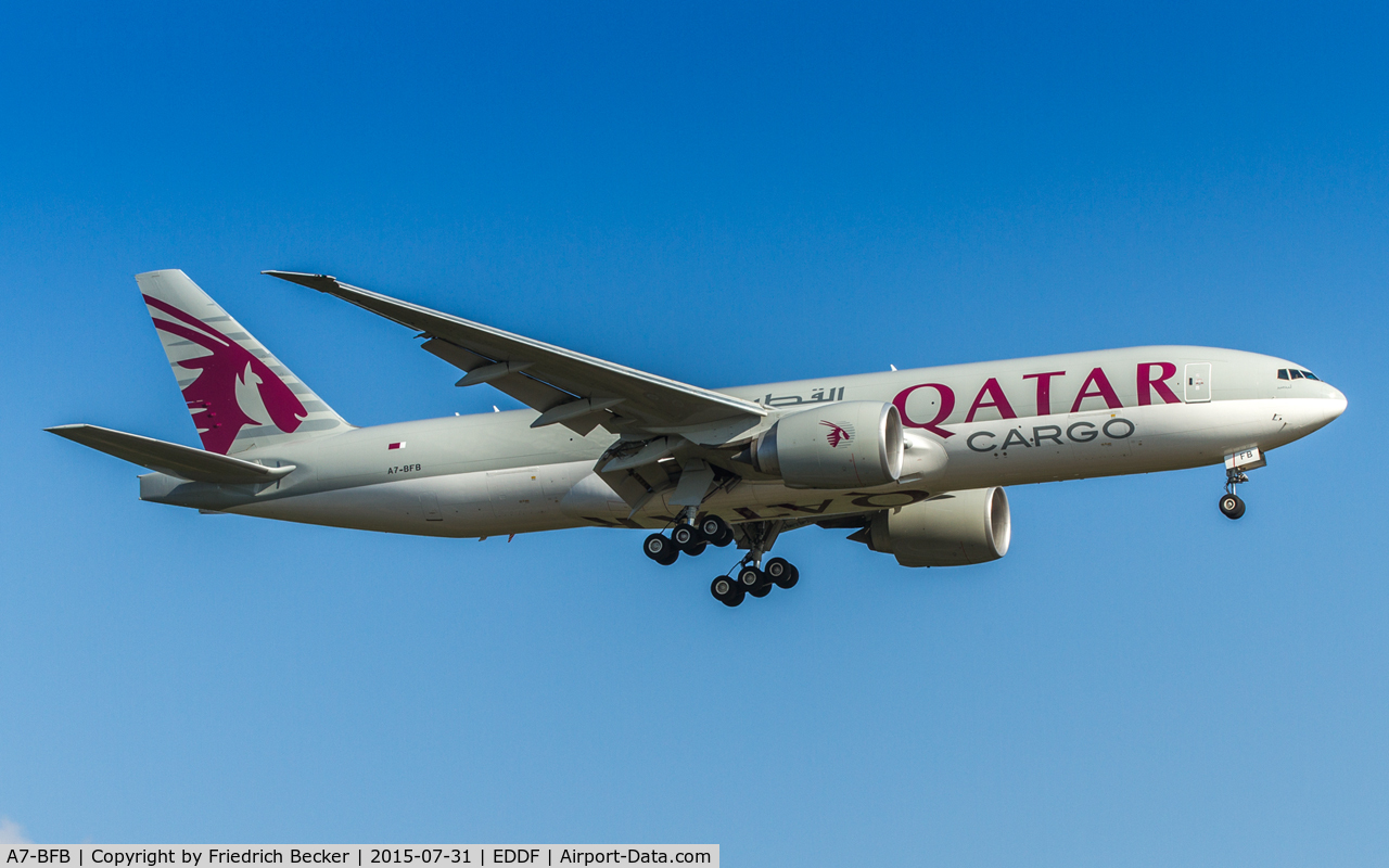 A7-BFB, 2010 Boeing 777-FDZ C/N 36100, on final RW07R