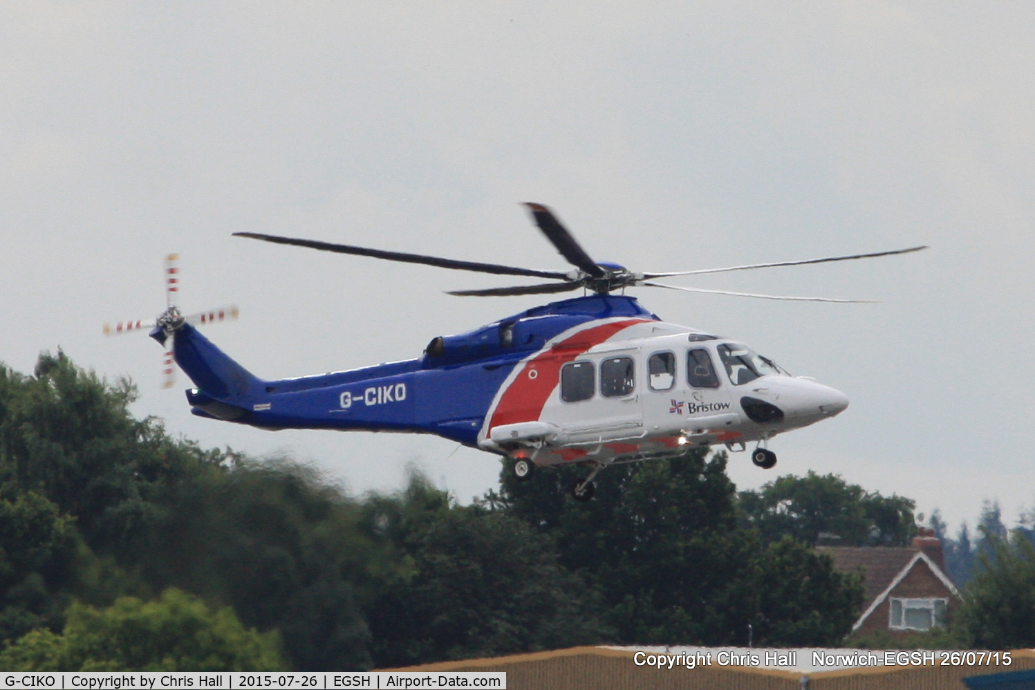G-CIKO, 2014 AgustaWestland AW-139 C/N 41378, Bristow