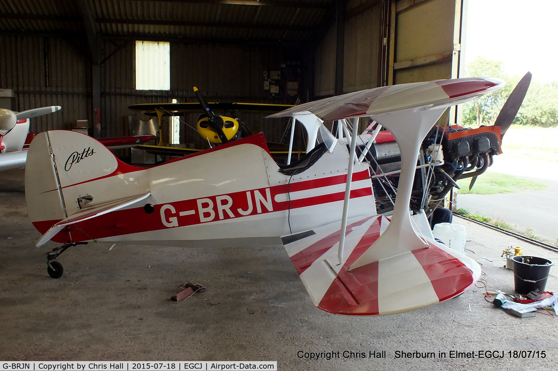 G-BRJN, 1964 Pitts S-1C Special C/N IMA, at Sherburn in Elmet